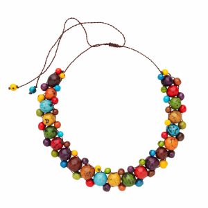 Authentic Fair Trade Necklace - Tropical Fruits Necklace