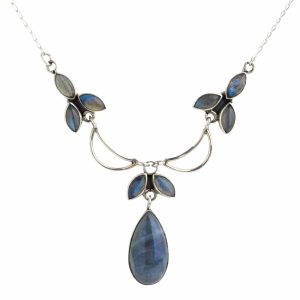 Labradorite & Sterling Silver, Authentic Fair Trade - Nllc t-drops/labradorite/strg