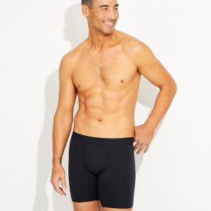 Men's Black Extended Boxer Brief M