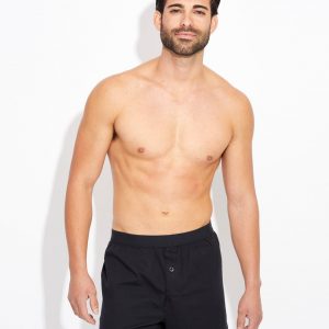 Men's Black Knit Boxers L