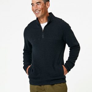 Men's Charcoal Heather 1/4 Zip Pullover S