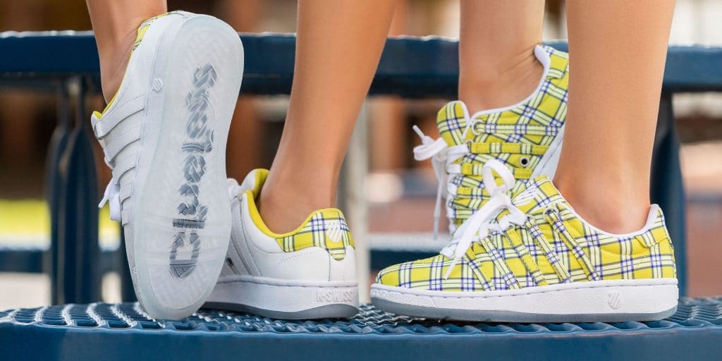 kswiss sustainable shoe company recycled materials fair wages fair labor