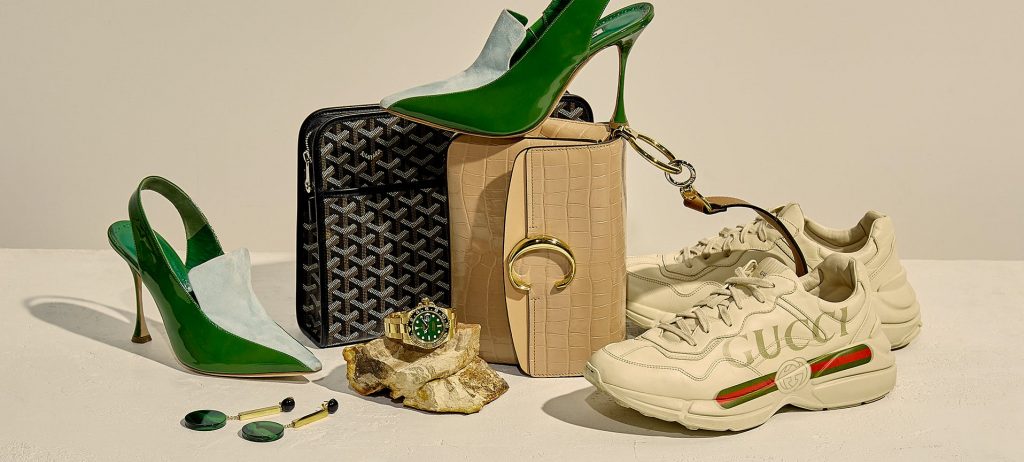 the RealReal secondhand designer fashion label and brands giveback and sustainable company